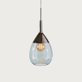 Lute 22cm Pendant Topaz Blue Platinum